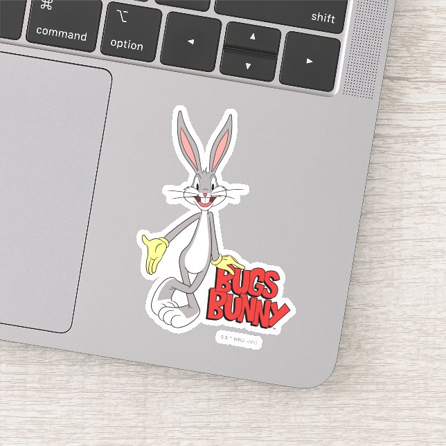 LOONEY TUNES™ Retro-Lachen | BUGS BUNNY™ Aufkleber (Detail)