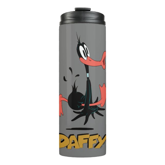 LOONEY TUNES™ Retro-Lachen| DAFFY DUCK™ Thermosbecher (Vorderseite)