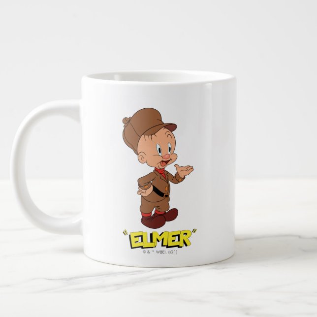 LOONEY TUNES™ Retro-Lachen | ELMER FUDD™ Jumbo-Tasse (Links)