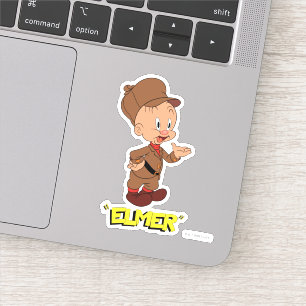LOONEY TUNES™ Retro-Lachen  ELMER FUTTERMITTEL Aufkleber