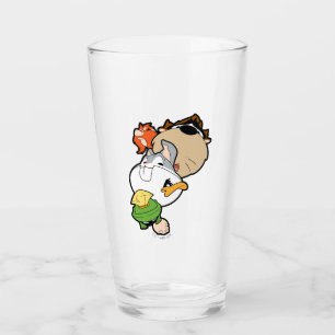 LOONEY TUNES™ Stilisierte Big Heads Glas
