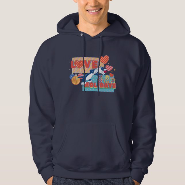 LOONEY TUNES™ | SYLVESTER™ & TWEETY™Liebe Urlaub Hoodie (Vorderseite)