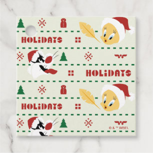 LOONEY TUNES™ SYLVESTER™ & TWEETY™ Urlaubsmuster Geschenkanhänger