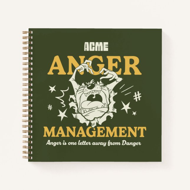 LOONEY TUNES™ |TAZ™ ACME Anrufermanagement Notizbuch (Vorderseite)
