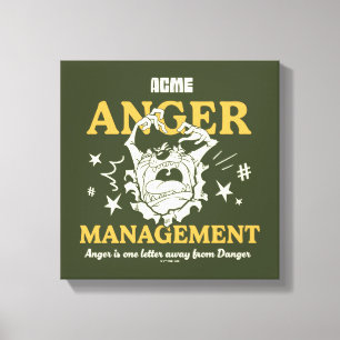 LOONEY TUNES™   TAZ™ ACME Ärger Management Leinwanddruck