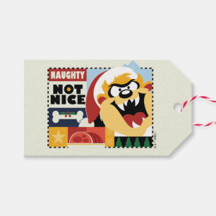 LOONEY TUNES™ TAZ™ Naughty Not Nice Geschenkanhänger