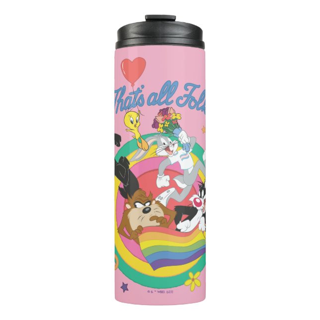 LOONEY TUNES™ - That's All Folks! Pride Bullseye Thermosbecher (Vorderseite)