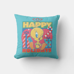 LOONEY TUNES™   TWEETY™ Frohe Feiertage Kissen
