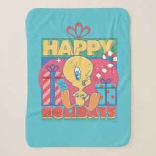 LOONEY TUNES™ TWEETY™ Happy Holidays Sherpadecke