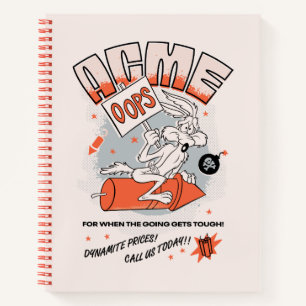 LOONEY TUNES™   WILE E. COYOTE™ ACME Dynamite Notizbuch