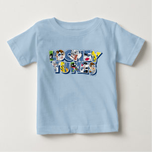 LOONEY TUNES™ Zeichen in Buchstaben Baby T-shirt