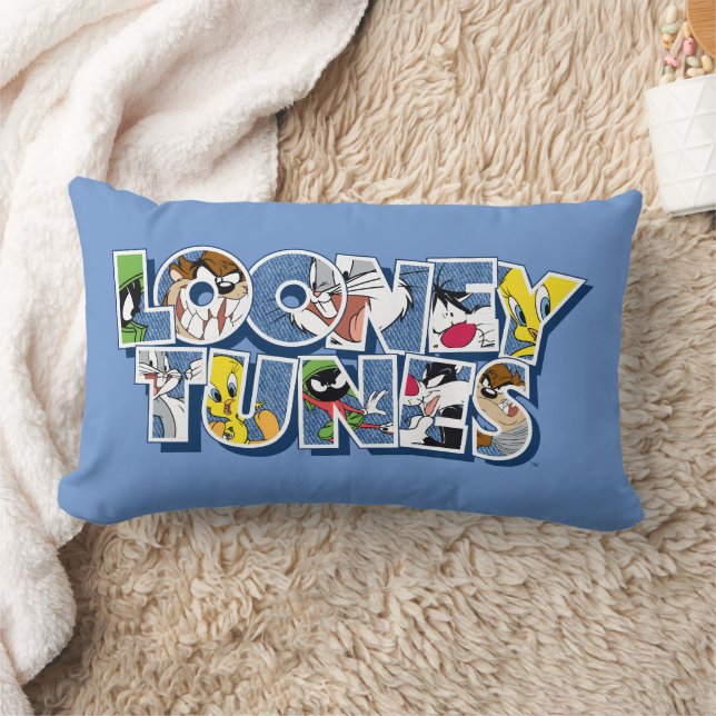 LOONEY TUNES™ Zeichen in Buchstaben Lendenkissen (Decke)