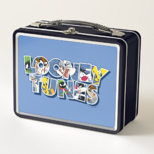 LOONEY TUNES™ Zeichen in Buchstaben Metall Brotdose