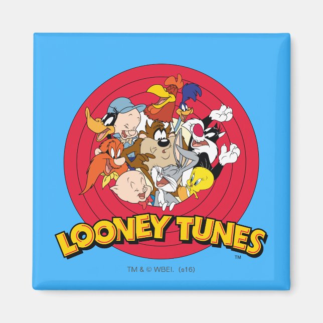 LOONEY TUNES™ Zeichenlogo Magnet (Vorne)