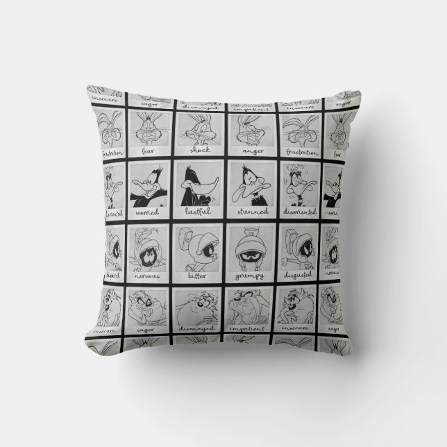 LOONEY TUNES™ Zeichentabelle Kissen (Vorderseite)