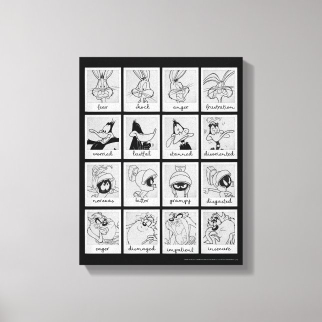 LOONEY TUNES™ Zeichentabelle Leinwanddruck (Vorderseite)