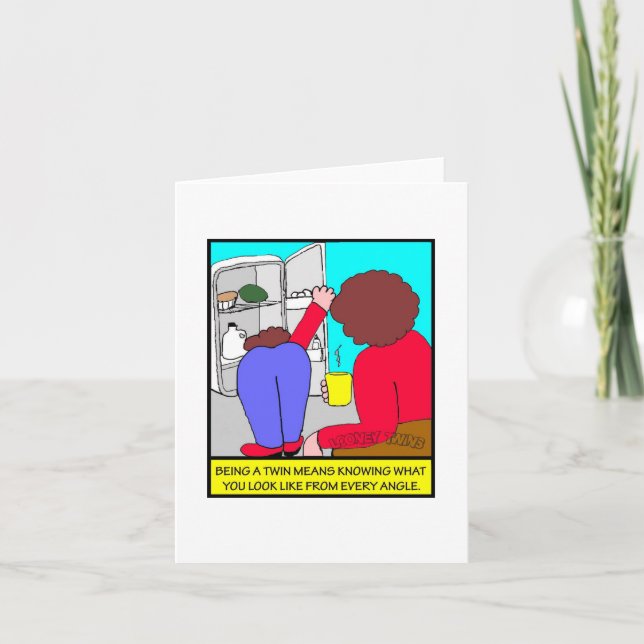 Looney Zwillinge jede Winkel-Anmerkungs-Karte Karte (Vorderseite)