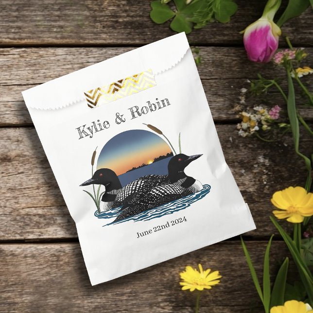 Loons Sunset Blue Geschenktütchen (Von Creator hochgeladen)