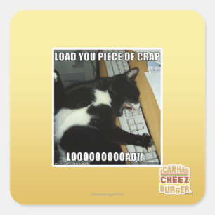 LOOOOOOOOOOOOOOOOOOOOOOOOOOOOOOAD QUADRATISCHER AUFKLEBER