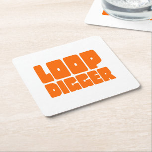 LOOP DIGGER RECHTECKIGER PAPPUNTERSETZER