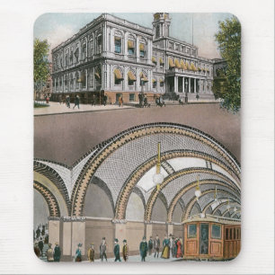 Loop Station, City Hall, NY Mousepad
