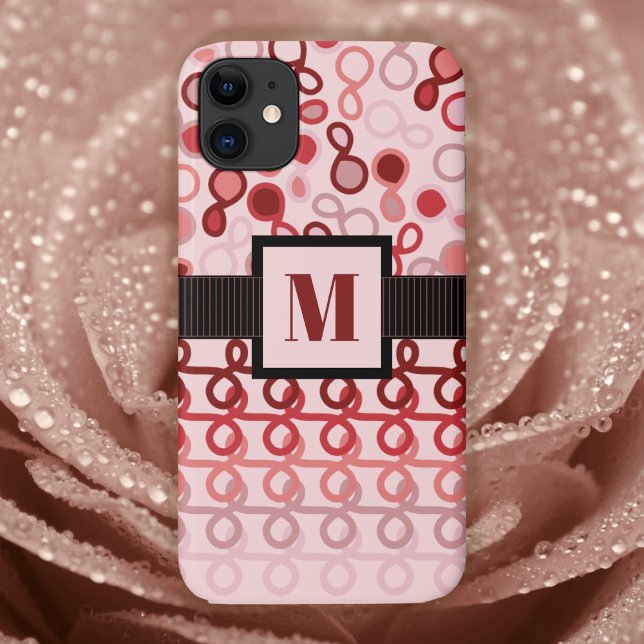 Loopy Lines mit Hybridpaisley Pink bis Red Ombre Case-Mate iPhone Hülle (Von Creator hochgeladen)