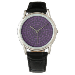 Loopy Pinot Noir Kariert Armbanduhr
