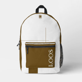 LOOS BEDRUCKTER RUCKSACK