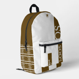 LOOS BEDRUCKTER RUCKSACK
