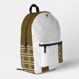 LOOS BEDRUCKTER RUCKSACK