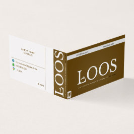 LOOS-GESCHÄFTSKARTE VISITENKARTEN