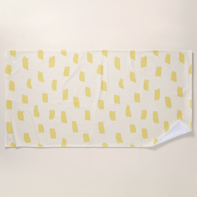 Loose Mark Butter Yellow Strandtuch (Vorderseite)