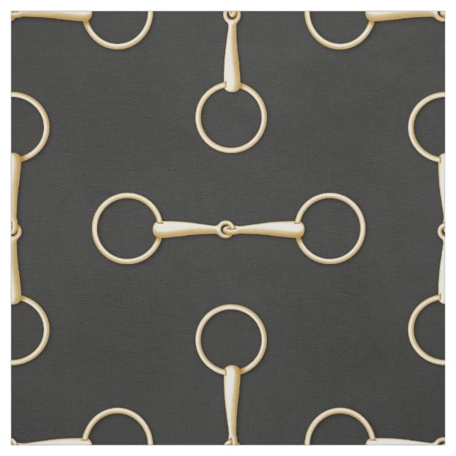 Loose Ring Snaffle Bit Pferd (groß) Stoff (Muster)