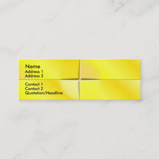 Loose Square Tile Visitenkarte (Vorderseite)