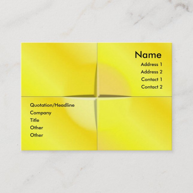 Loose Square Tiles Visitenkarte (Vorderseite)