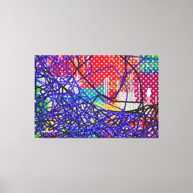 Loose Strings Canvas Print Leinwanddruck (Vorderseite)