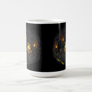Loot Fundene Fantasy-Verlies-Pixel-Art-Design Verwandlungstasse