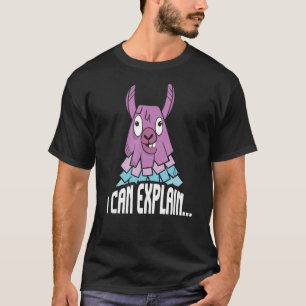 Loot Llama Ich kann erklären, I Animal I Gaming I T-Shirt