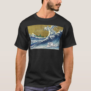 Lop Rabbit surft Niedlicher Kaninchen T-Shirt