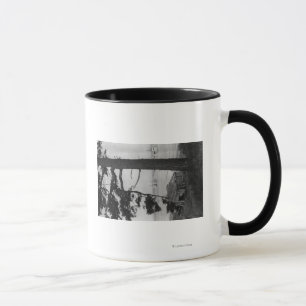 Lopez Island, WA - Fischerboote in der Bucht Tasse