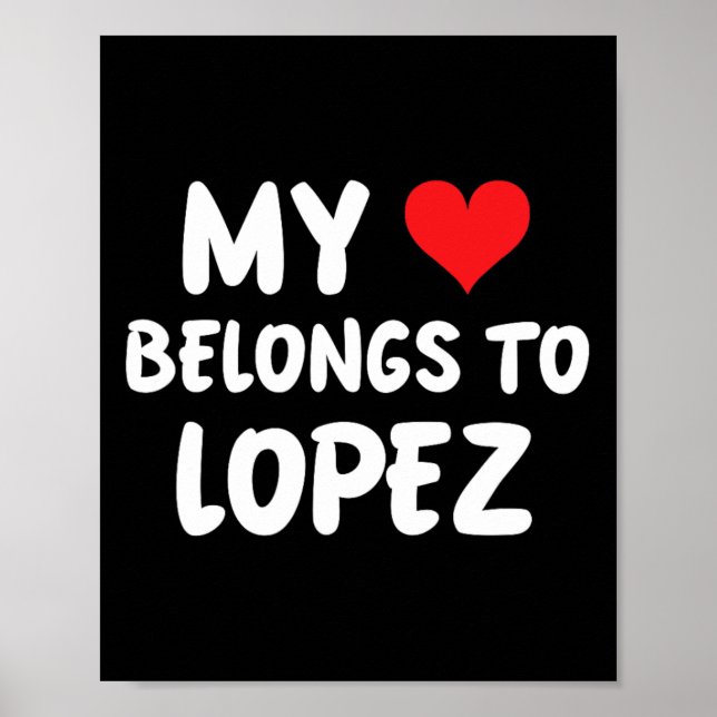 Lopez - Mein Herz gehört Lopez - Liebe  Poster (Vorne)