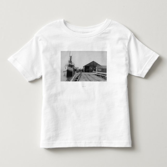 Lopez, WA - Ansicht des SS-Inselbewohners am Kleinkind T-shirt (Vorderseite)