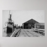 Lopez, WA - Aussicht auf die Insel SS am City Dock