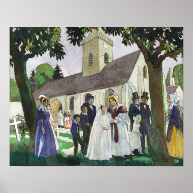 Lopoldine Fourwartxs Erste Kommunion Maurice Denis Poster (Vorne)