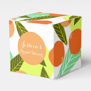 Loquat Frucht Muster Brautparty Peach Geschenkschachtel