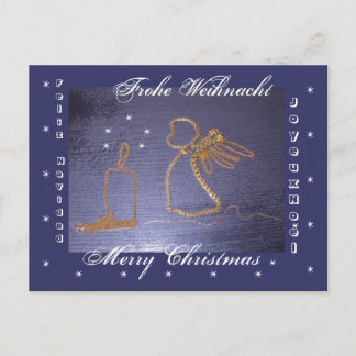 L'or - anges carte postale 4 a parlé