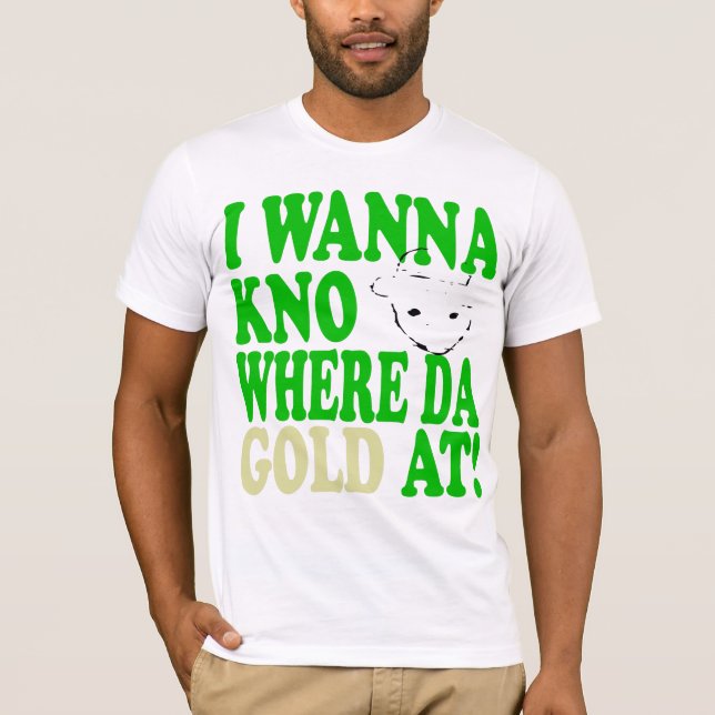 L'or de lutin de Crichton remélangent le T-shirt (Devant)