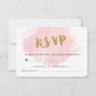 L'OR ET ROUGISSENT ÉPOUSANT RSVP