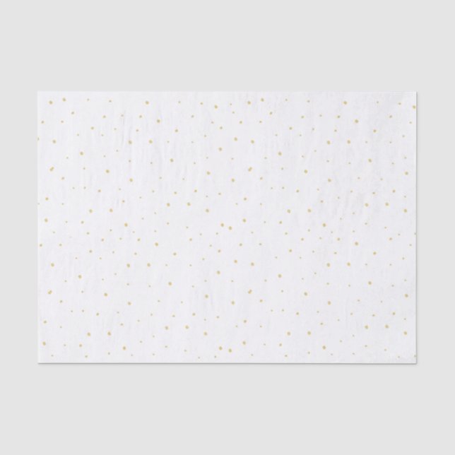 L'or pointille le papier de soie de soie (Recto)