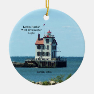 Lorain Hafen-Westwellenbrecher-Lichtverzierung Keramik Ornament